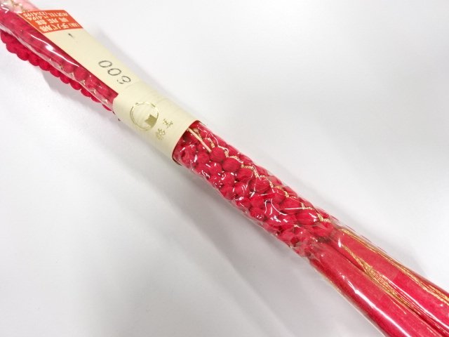 JAPANESE KIMONO / UNUSED HAND-TIED OBIJIME